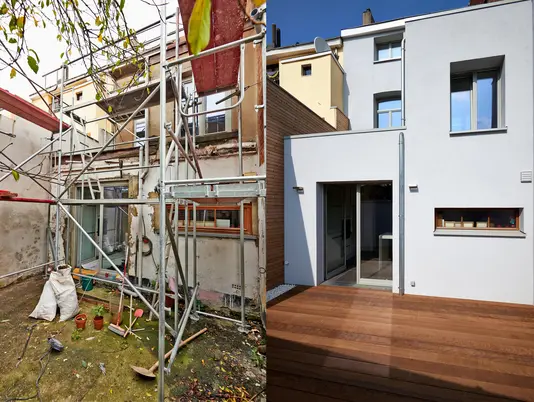 Sanierung / Modernisierung vorher und nachher Sanierung / Modernisierung vorher und nachher