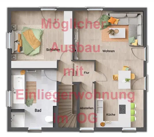 Grundriss OG Möglicher Grundriss OG