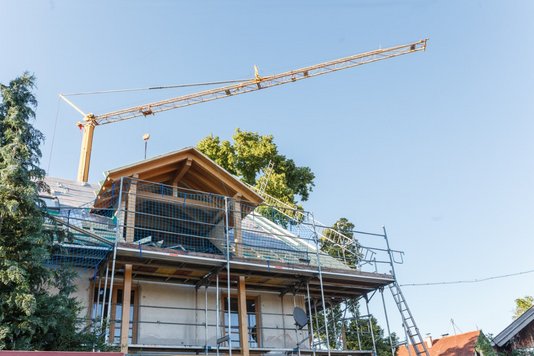 Baumaßnahmen während der Sanierung / Modernisierung