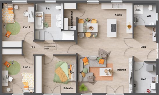 Grundriss-Bungalow-131-Indi-V1